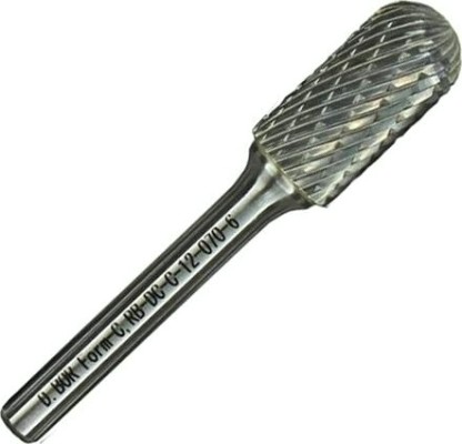 Борфреза по металлу D.BOR форма С цилиндр со сферическим концом 12.0*25/70 х DC 6 мм [D-RB-DC-C-12-070-6]