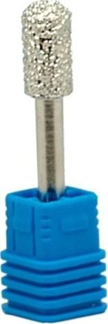 Борфреза по металлу ПРАКТИКА алмазная цилиндрическая закругленная 10х20 мм, хвост 6 мм. [646-966]