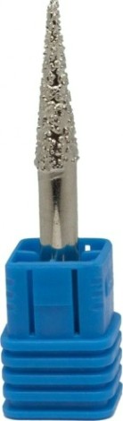 Борфреза по металлу ПРАКТИКА алмазная коническая удлиненная 6х25 мм, хвост 6 мм [646-997]