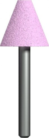 Борфреза по металлу ПРАКТИКА оксид алюминия, коническая 25х32 мм, хвост 6 мм, блистер [641-190]