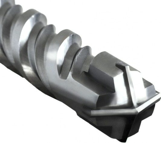 Бур SDS-Max ПРАКТИКА 32х530/670мм, КВАДРО, серия Эксперт, по бетону [919-730]