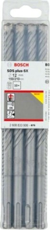 Бур SDS-plus BOSCH 5X 12x150x210 мм 10 шт [2608833906]