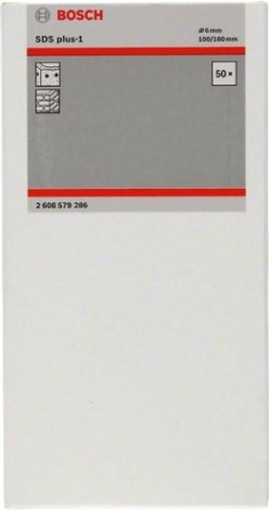 Бур SDS-plus BOSCH 6x100x160мм 50шт по бетону [2608579286]