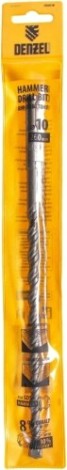 Бур SDS-plus Denzel Cobalt W-tip, 10x260 мм по бетону, двойная спираль [705018]