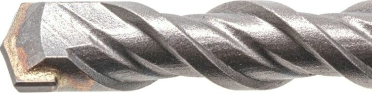 Бур SDS-plus Denzel Cobalt W-tip, 12x160 мм по бетону, двойная спираль [705023]