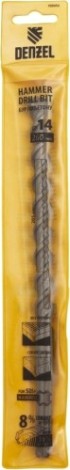 Бур SDS-plus Denzel Cobalt W-tip, 14x260 мм по бетону, двойная спираль [705032]