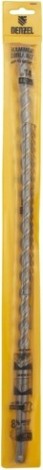 Бур SDS-plus Denzel Cobalt W-tip, 14x460 мм по бетону, двойная спираль [705034]