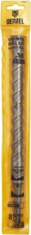 Бур SDS-plus Denzel Cobalt W-tip, 18x310 мм по бетону, двойная спираль [705044]