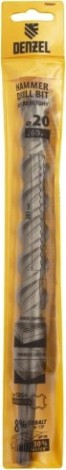 Бур SDS-plus Denzel Cobalt W-tip, 20x260 мм по бетону, двойная спираль [705047]