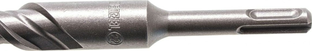 Бур SDS-plus Denzel Cobalt W-tip, 22x260 мм по бетону, двойная спираль [705052]