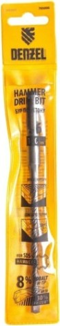 Бур SDS-plus Denzel Cobalt W-tip, 6x160 мм по бетону, двойная спираль [705006]