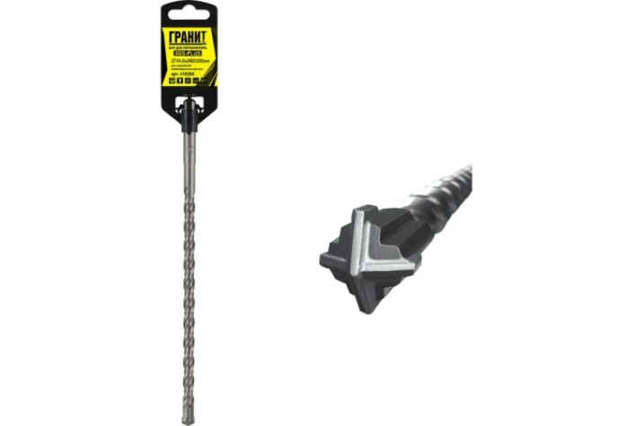 Бур SDS-plus ГРАНИТ Quadro-X 10,0х260/200 [410260]