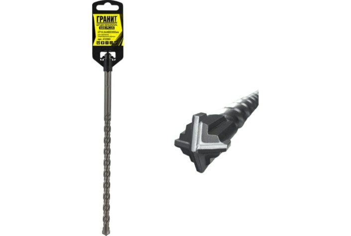 Бур SDS-plus ГРАНИТ Quadro-X 12,0х260/200 [412260]