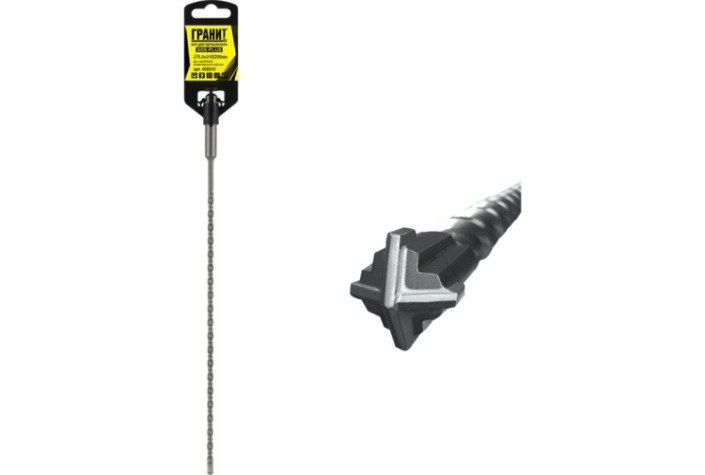 Бур SDS-plus ГРАНИТ Quadro-X 5,0х310/250 [405310]