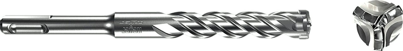 Бур SDS-plus Heller trijet 10х50х110 мм по бетону [TD26759]