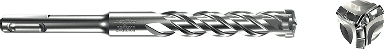 Бур SDS-plus Heller trijet 14х400х450 мм по бетону [TD26776]