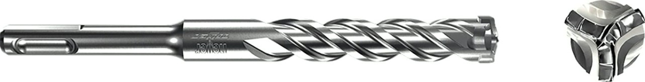 Бур SDS-plus Heller trijet 5,5х100х160 мм по бетону [TD26743]