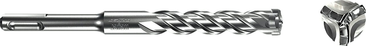 Бур SDS-plus Heller trijet 5х100х160 мм по бетону [TD26741]