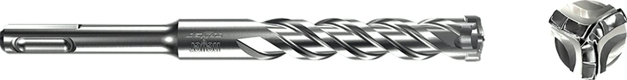 Бур SDS-plus Heller trijet 5х50х110 мм по бетону [TD26740]