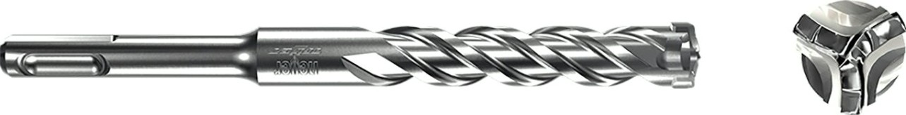 Бур SDS-plus Heller trijet 6х200х260 мм по бетону [TD26747]