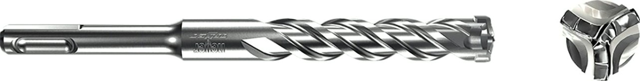 Бур SDS-plus Heller trijet 6х250х310 мм по бетону [TD28466]