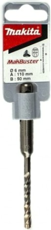 Бур SDS-plus MAKITA MAKBUSTER 6 х 50/110 мм P-79407 [P-79407]