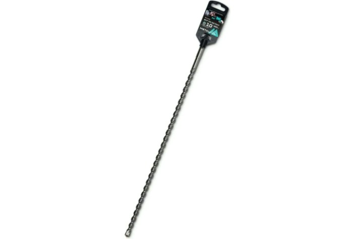 Бур SDS-plus METALLICA Optima 10х460/400 мм по бетону напайка с центром, 2 спирали [904336]