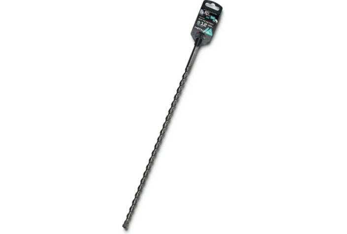 Бур SDS-plus METALLICA Optima 12х460/400 мм по бетону напайка с центром, 2 спирали [904435]