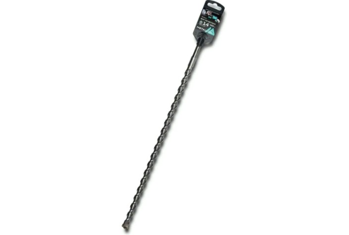 Бур SDS-plus METALLICA Optima 14х460/400 мм по бетону напайка с центром, 2 спирали [904541]