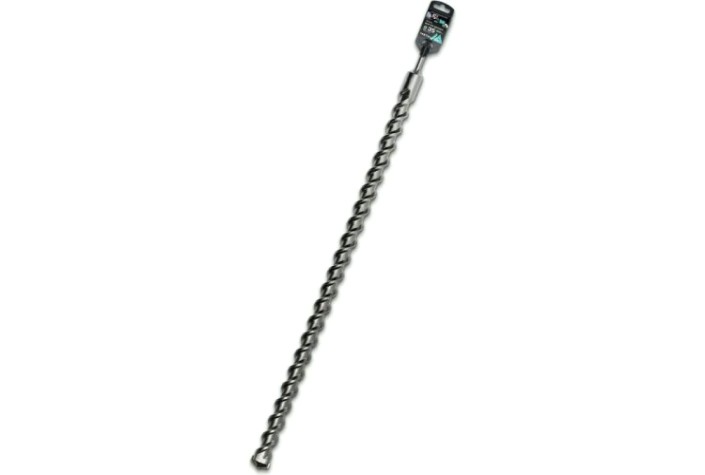 Бур SDS-plus METALLICA Optima 35х800/750 мм по бетону напайка с центром, 2 спирали [905265]