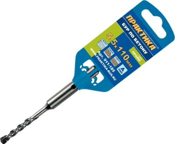 Бур SDS-plus ПРАКТИКА 5,5х50/110 мм, серия "профи" [911-185]