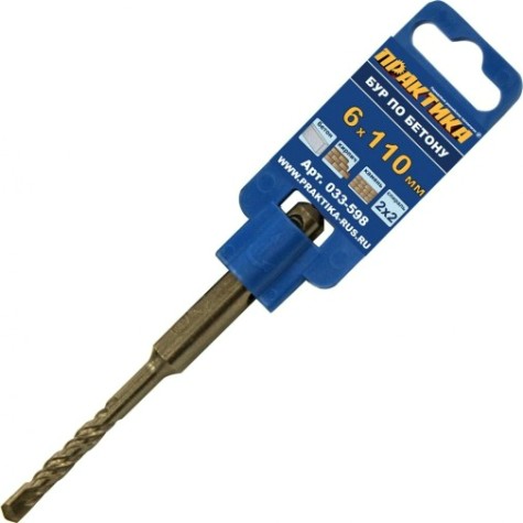 Бур SDS-plus ПРАКТИКА 6х 50/110 мм 033-598 [033-598]