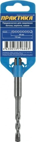 Бур SDS-plus ПРАКТИКА 7х50/110 мм серия "Профи" по бетону [796-603]