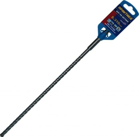 Бур SDS-plus ПРАКТИКА 8х250/310 мм, х-тип серия "эксперт" [775-822]