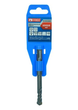 Бур SDS-plus СОЮЗ 10x110 мм с твердосплавной напайкой, спираль s4 [9019-SDS-10x110C]