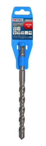 Бур SDS-plus СОЮЗ 14x210 мм с твердосплавной напайкой, спираль s4 [9019-SDS-14x210C]