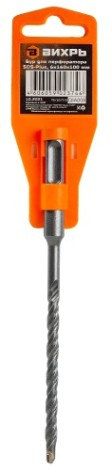 Бур SDS-plus ВИХРЬ 6x160x100 по бетону [73/10/7/2]