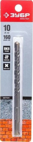 Бур SDS-plus ЗУБР МАСТЕР 10х160 мм [29315-160-10]