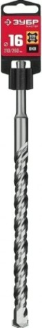 Бур SDS-plus ЗУБР МАСТЕР 16х260 мм [29315-260-16]