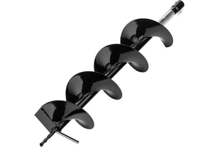 Бур земляной Denzel E-150 несъемный нож [56023]