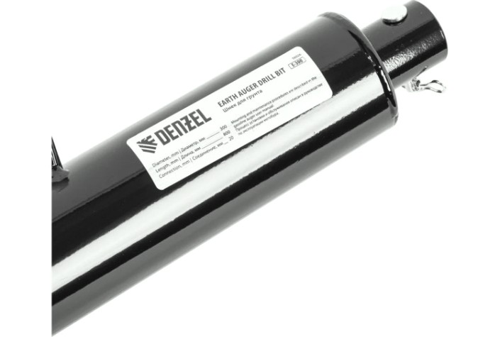 Бур земляной Denzel E-300 несъемный нож [56026]