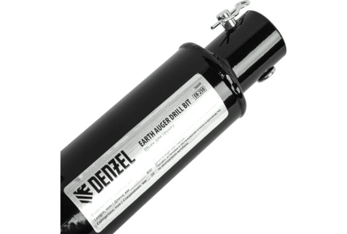 Бур земляной Denzel ER-250 съемный нож [56009]