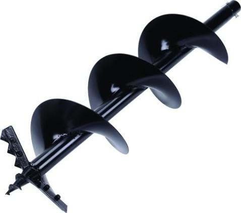 Бур земляной ELITECH шнек d 200 мм L800 мм однозаходный для мерзлого грунта [182744]