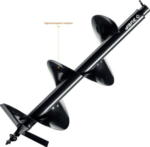 Бур земляной ЗУБР однозаходный d=150 мм [7051-15]