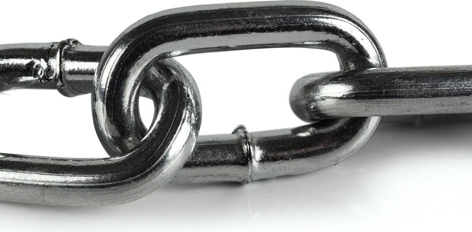 Цепь 12 мм короткое звено оцинкованная [00001737]