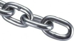 Цепь 14 мм короткое звено оцинкованная [00003102]