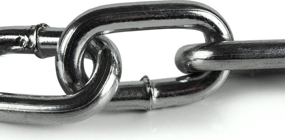 Цепь 14 мм короткое звено оцинкованная [00003102]