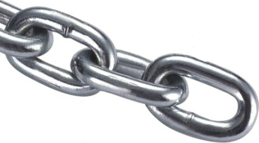 Цепь 5 мм короткое звено оцинкованная [00001733]
