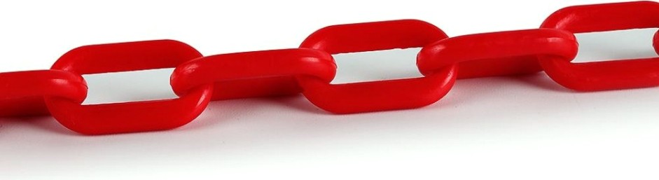 Цепь 8 мм декоративная пластиковая