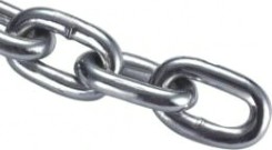 Цепь 8 мм короткое звено оцинкованная [00001735]